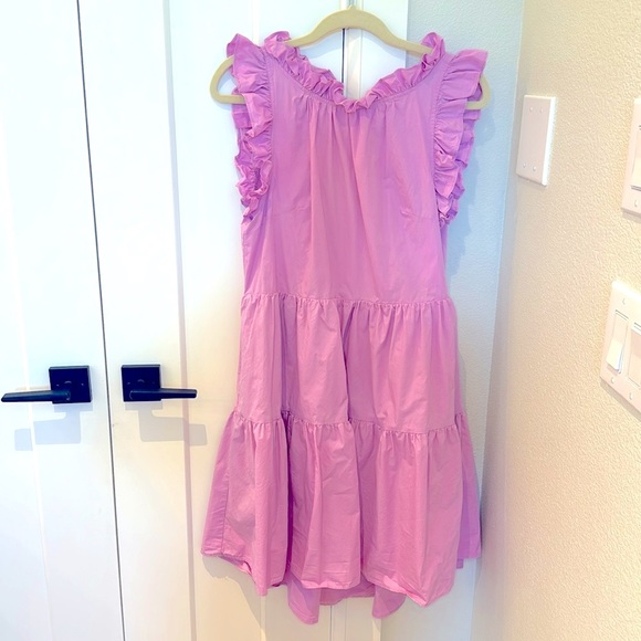 Moodie Purple Ruffled Tiered Sundress - Picture 2 of 3